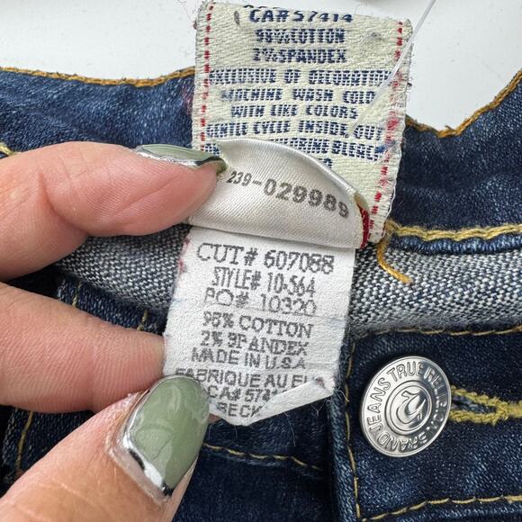 True Religion Becky Bootcut Jeans Dark Wash - Picture 4 of 5